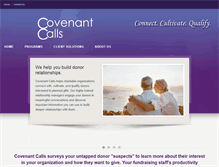 Tablet Screenshot of covenantcalls.com